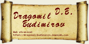 Dragomil Budimirov vizit kartica